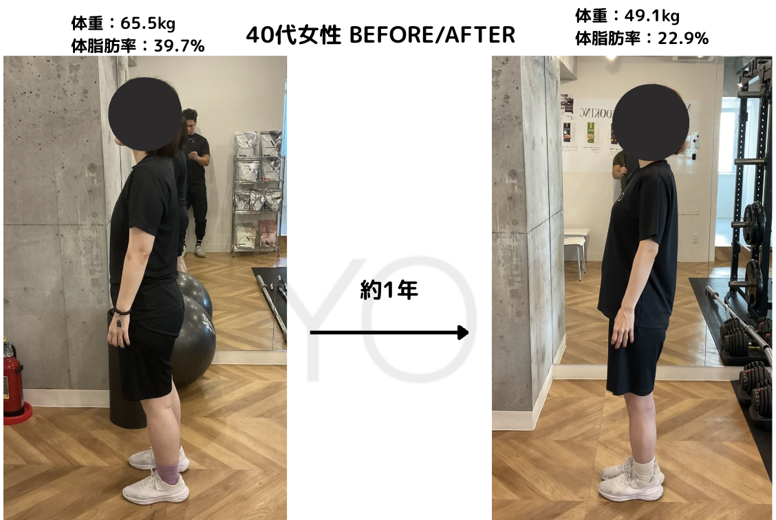 【40代女性のお客様before/after✨】